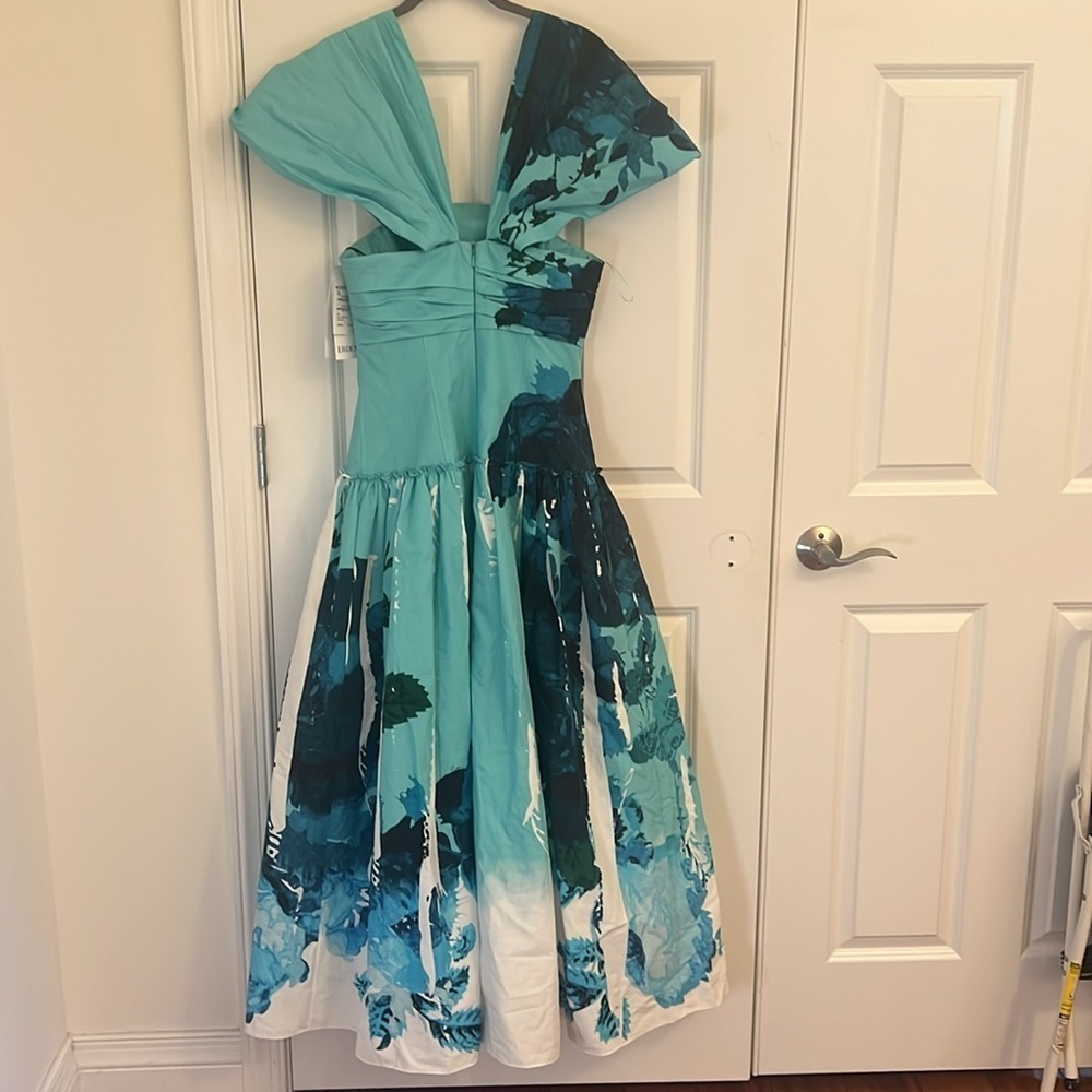 Erdem Off Shoulder Cocktail Dress Size 6 NWT 2024 Collection - Picture 11 of 17